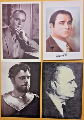 Beniamino gigli 4 cartoline - 4,