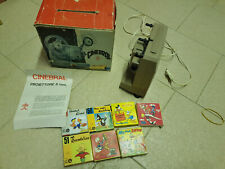 ANTICO PROIETTORE  - 8 MM CINEBRAL 2 CON 7 PELLICOLE CARTONI ANIMATI