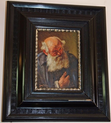 Dipinto olio jono paluz - olio, di