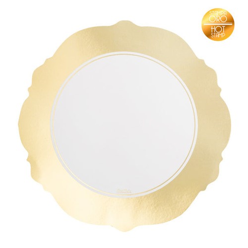 Piatti fondi liberty bianco - 8,