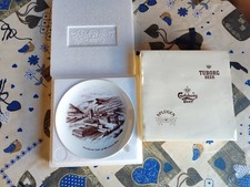 Piatto porcellana Birra Poretti  collezionismo birrario  vintage 1989 numerato