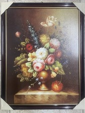 Quadro vintage fiore - vintage, vaso
