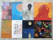 Carlos Santana Lot of 8 LP Vinyl Collection w/ Poster Insert