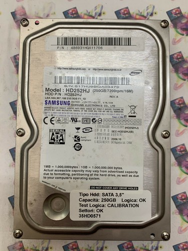 Hard disk usato sata - usato, 3,5"