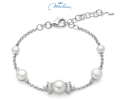 Bracciale miluna donna argento - miluna,