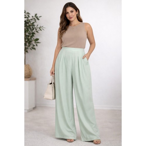 Zara mint green - green, wide
