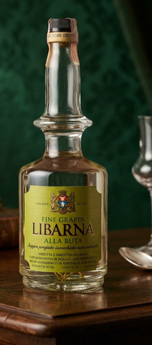 Bottiglia fine grappa libarna - bottiglia,