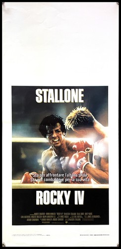 1985 locandina cinema rocky - 1985, "rocky