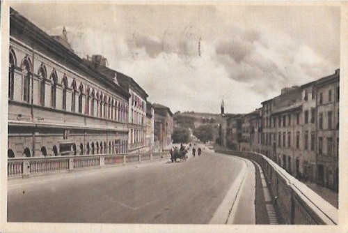 Cartolina ancona corso carlo - cartolina,