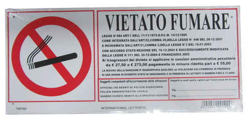 Vietato fumare cartello - fumare,
