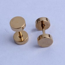 PIERCING ORECCHINO UOMO DONNA Dilatatore Finto TITANIO COLORATO neon Fake Plug i