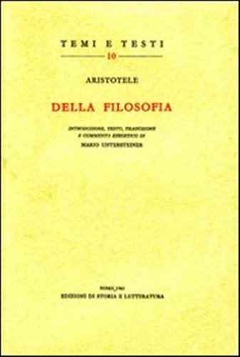 Della filosofia aristotele - -,