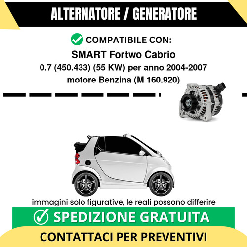 Alternatore smart fortwo - smart,