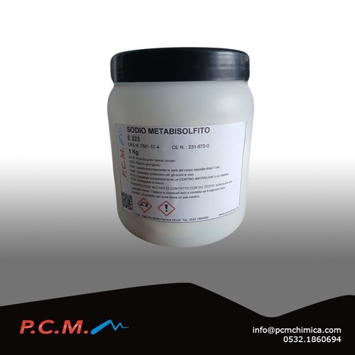 Metabisolfito sodio kg - sodio,