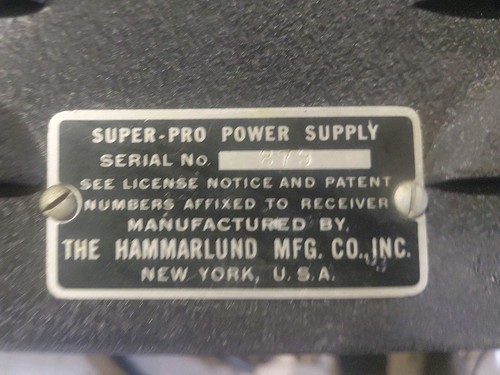 Alimentatore hammarlund super - alimentatore,