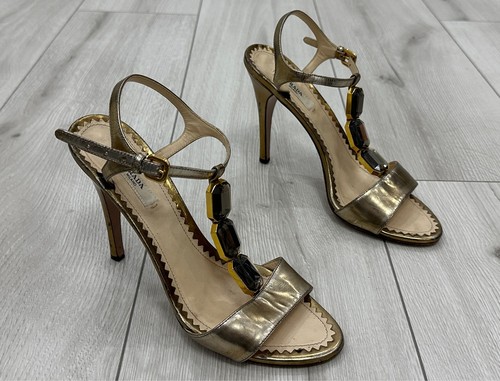 Sandali prada bronzo - sandali,