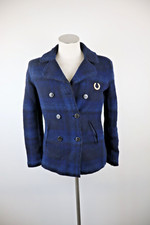 FRED PERRY GIACCA BLAZER LANA UOMO TG S MAN JACKET CASUAL VINTAGE DOPPIOPETTO