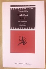 Sharon Olds SATANA DICE Le Lettere Rarissimo Ottime Condizioni Unico 