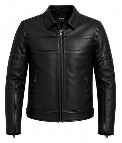 Giacca uomo pelle vacchetta - pelle,