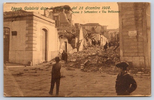 Cartolina antica italia reggio - antica,