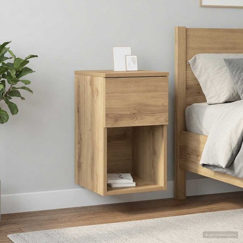 Armadietto per letto legno - letto,