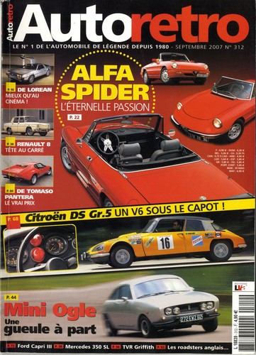 Auto retro 312 2007 alfa - auto, 09/2007