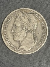 1848 BELGIO 5 FRANCHI -