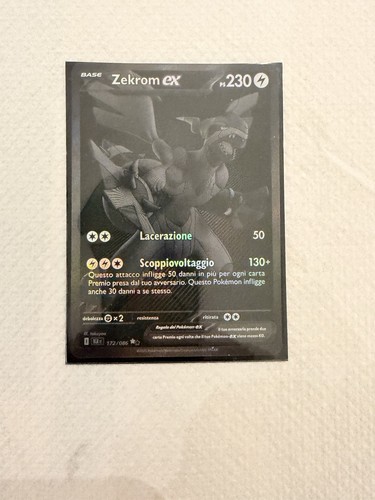 Carta pokemon zekrom - pokemon,