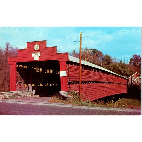 Lenhartsville ponte coperto - ponte, pa