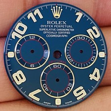 Rolex quadrante blu luce
