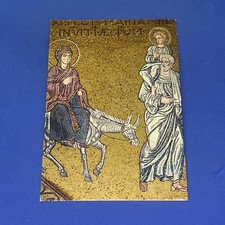 LA FUGA IN EGITTO PER SCAMPARE ALL'IRA DI ERODE - CARTOLINA A COLORI