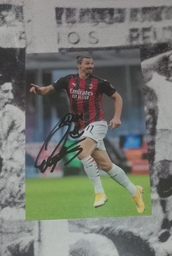 Autografo zlatan ibrahimovic - autografo,