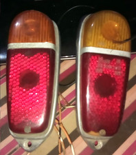 FIAT 600 PRIMA SERIE FANALE FANALINO POSTERIORE REAR LAMPS LENS DX / SX