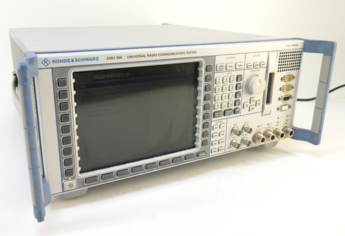Rohde schwarz cmu200 tester - rohde,