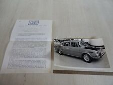 COMUNICATO STAMPA ONLY PRESS ORIGINALE SKODA 110 RALLYE IN ITALIANO