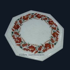 12" Marble Corner Table Top