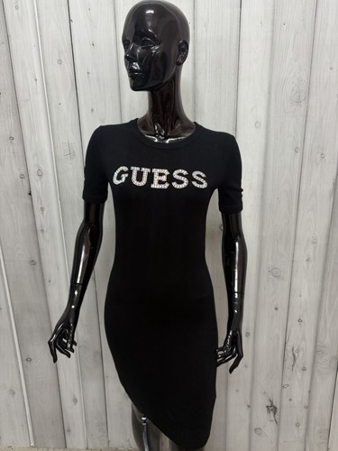 Abito donna guess nero logo - donna,