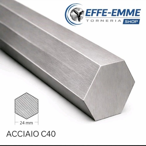 Barra esagonale acciaio - barra, c40