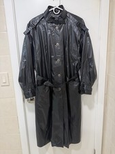 NUOVO trench donna lungo nero