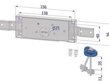 SERRATURA CENTRALE DOPPIA
