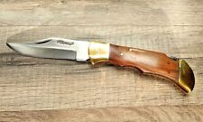Coltello tascabile da caccia leopard serramanico manico legno palissandro c 2231