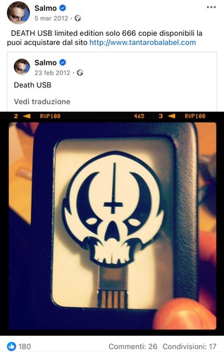 Salmo death usb chiavetta - -,