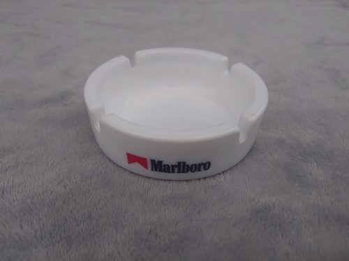 Vintage marlboro ashtray white - vintage,
