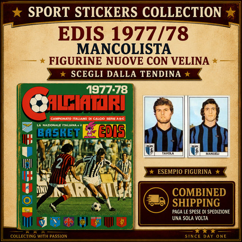 Edis calciatori 1977 nuove - 1977/78,