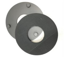 Adattatore piastra pad resina gancio e anello QC 200 mm per smerigliatrice Klindex calcestruzzo