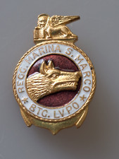 DISTINTIVO MILITARE SMALTATO REG. MARINA SAN MARCO BTG. LUPO DECIMA MAS