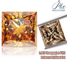 Champagne Moissanite VVS1