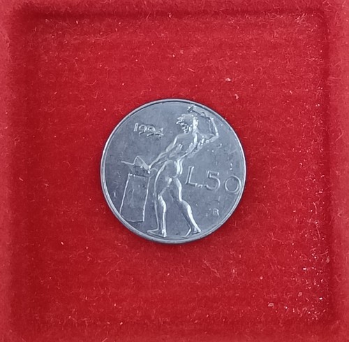 Italia repubblica moneta 50 - moneta,