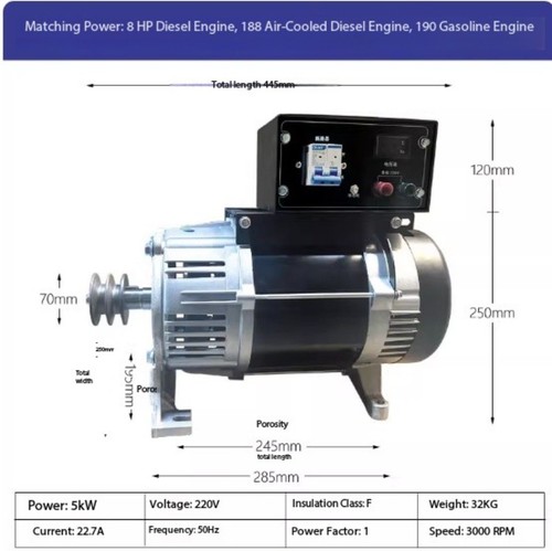 Generatore benzina diesel - benzina/diesel, 2kw