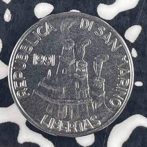 1991 san marino lire - marino, 50